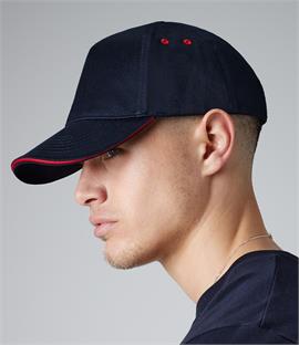Beechfield Ultimate Cotton Cap with Sandwich Peak